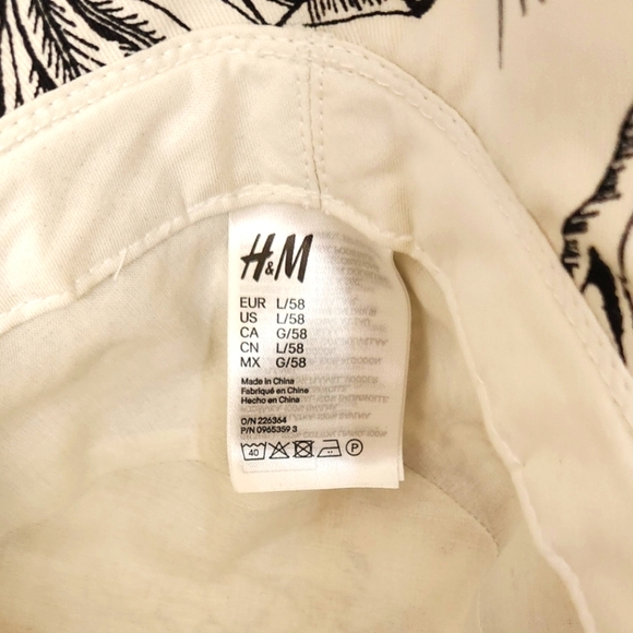 Bucket hat with jungle print - Picture 5 of 6